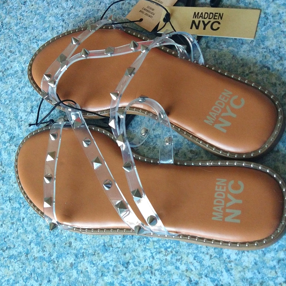 ECO LUX Women Sandal WN STRAP SDL size 7 color clear